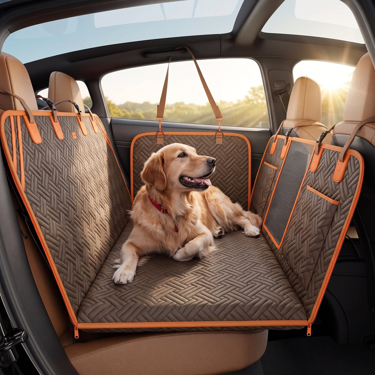 How to measure your back seat before buying a dog car cover