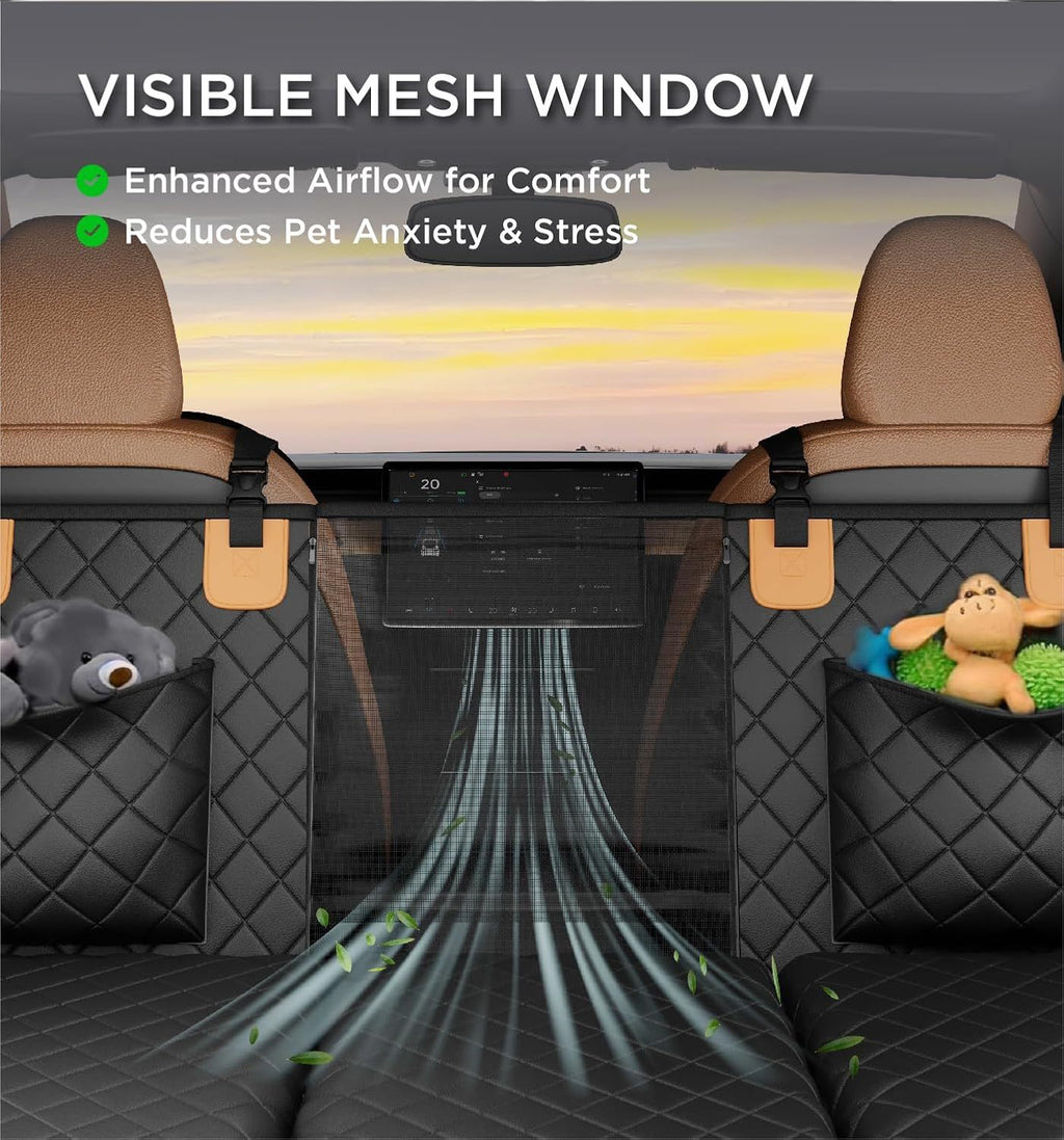 Hard-base dog back seat hammock - product image 5