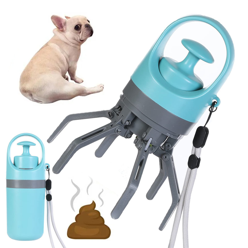 Claw pooper scooper with built-in bag dispenser