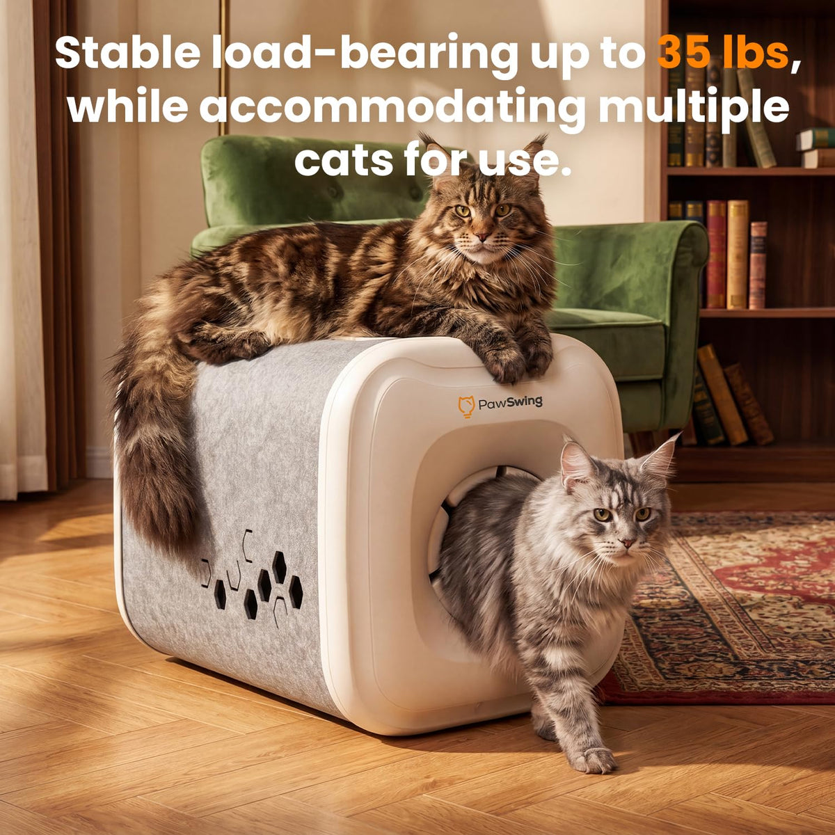 Cat Self-Grooming Box with 360° Fur Collector