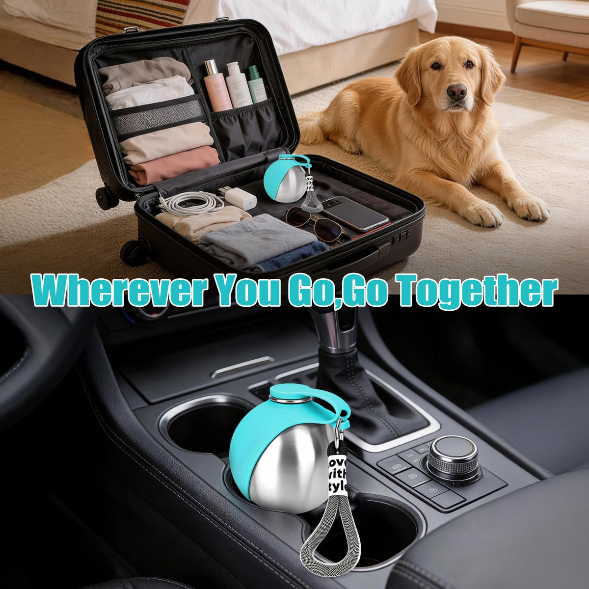 Stainless steel dog water bottle - product image 10