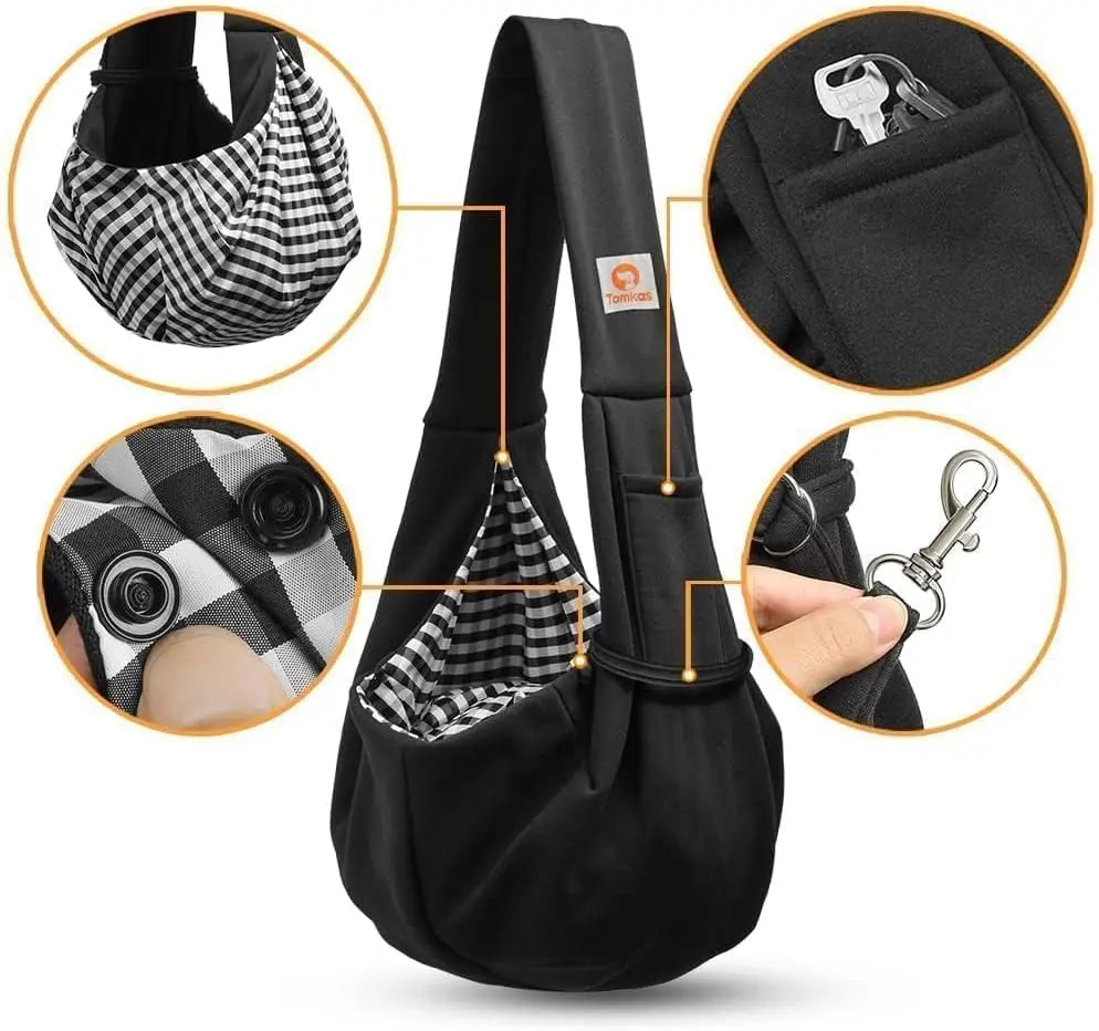 Small Dog & Cat Sling Carrier (3–10 lb)