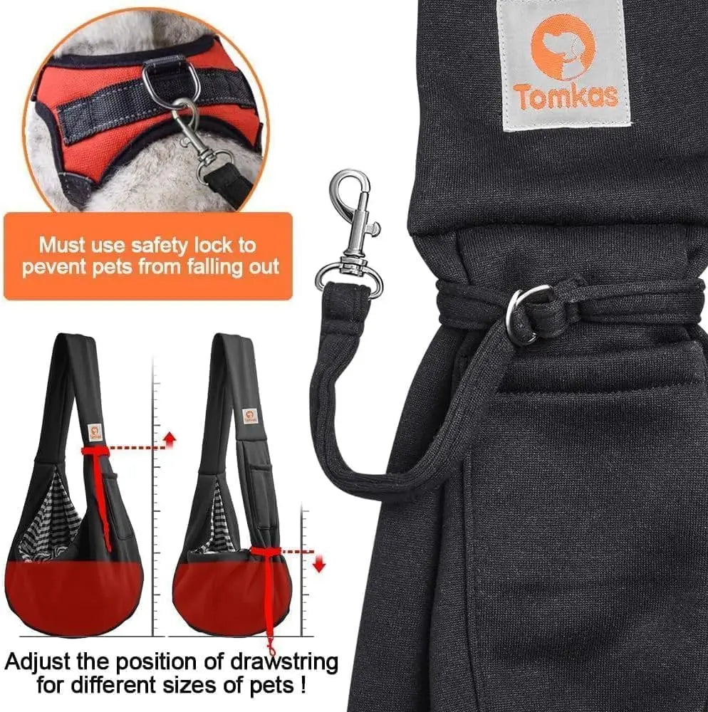 Small Dog & Cat Sling Carrier (3–10 lb)