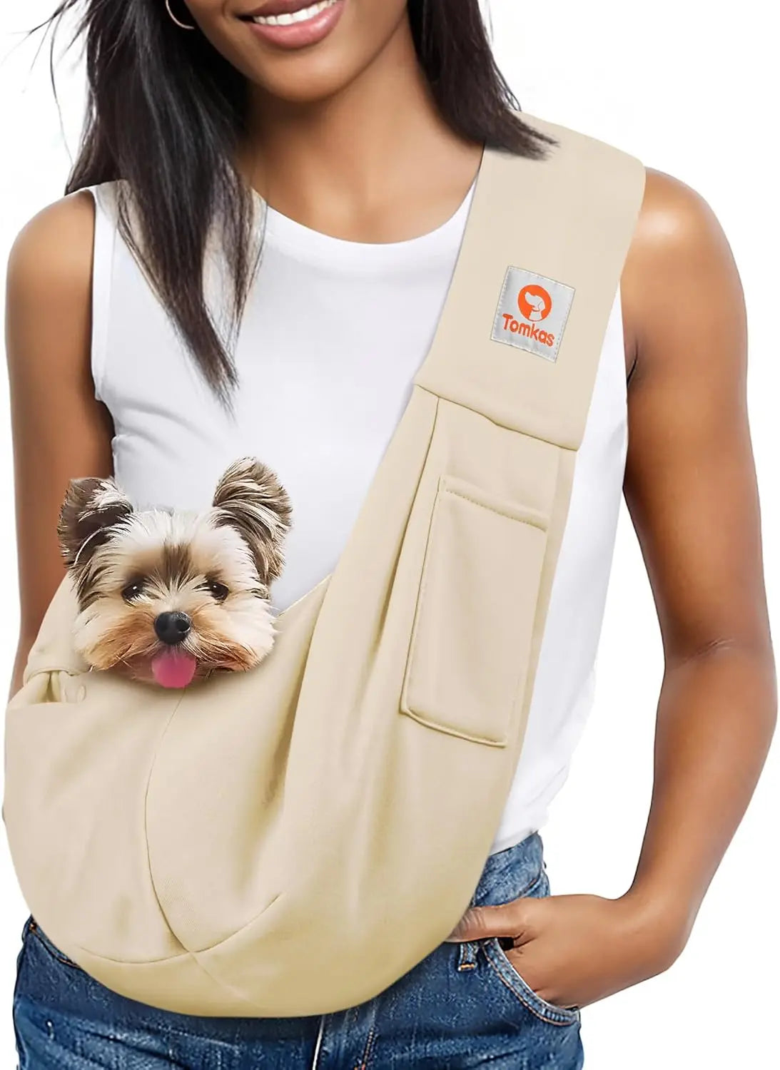 Small Dog & Cat Sling Carrier (3–10 lb)