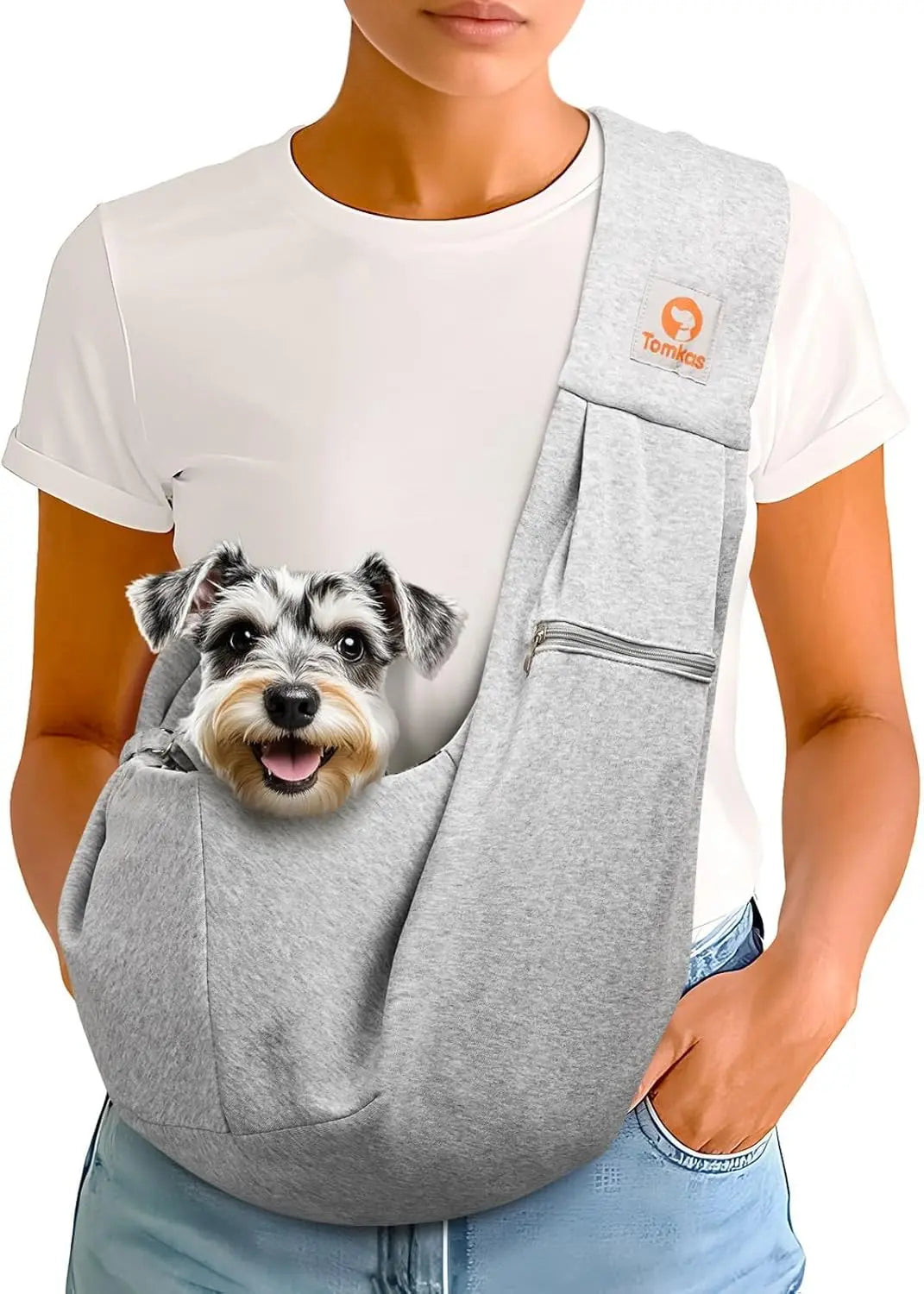 Small Dog & Cat Sling Carrier (3–10 lb)