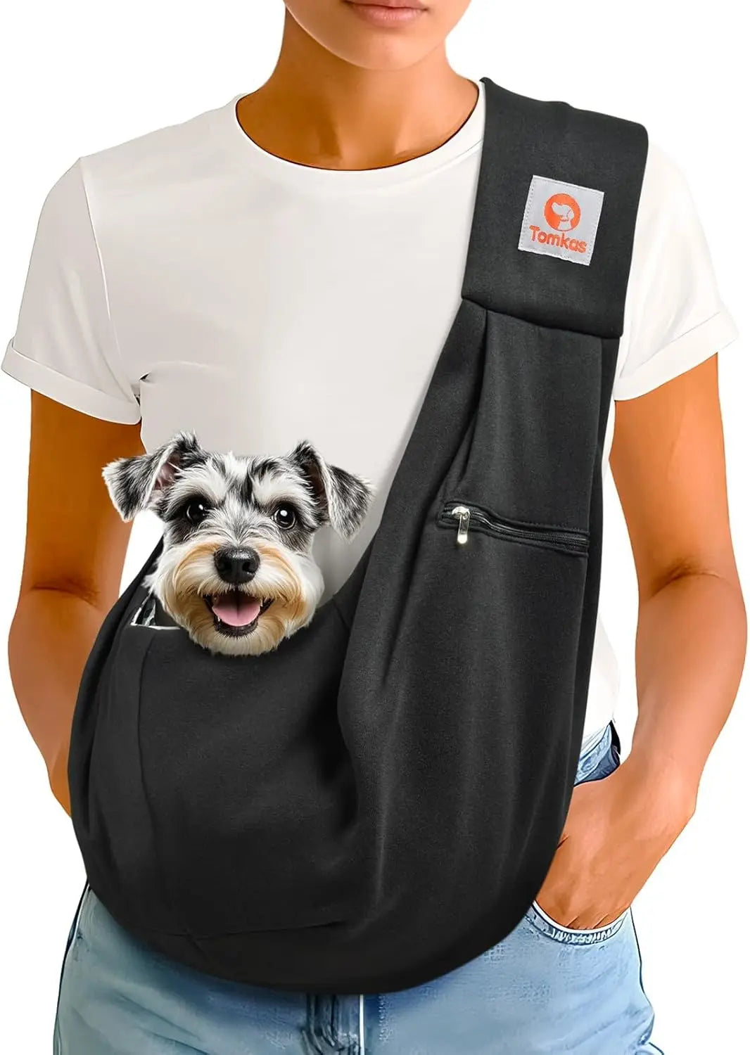 Small Dog & Cat Sling Carrier (3–10 lb)