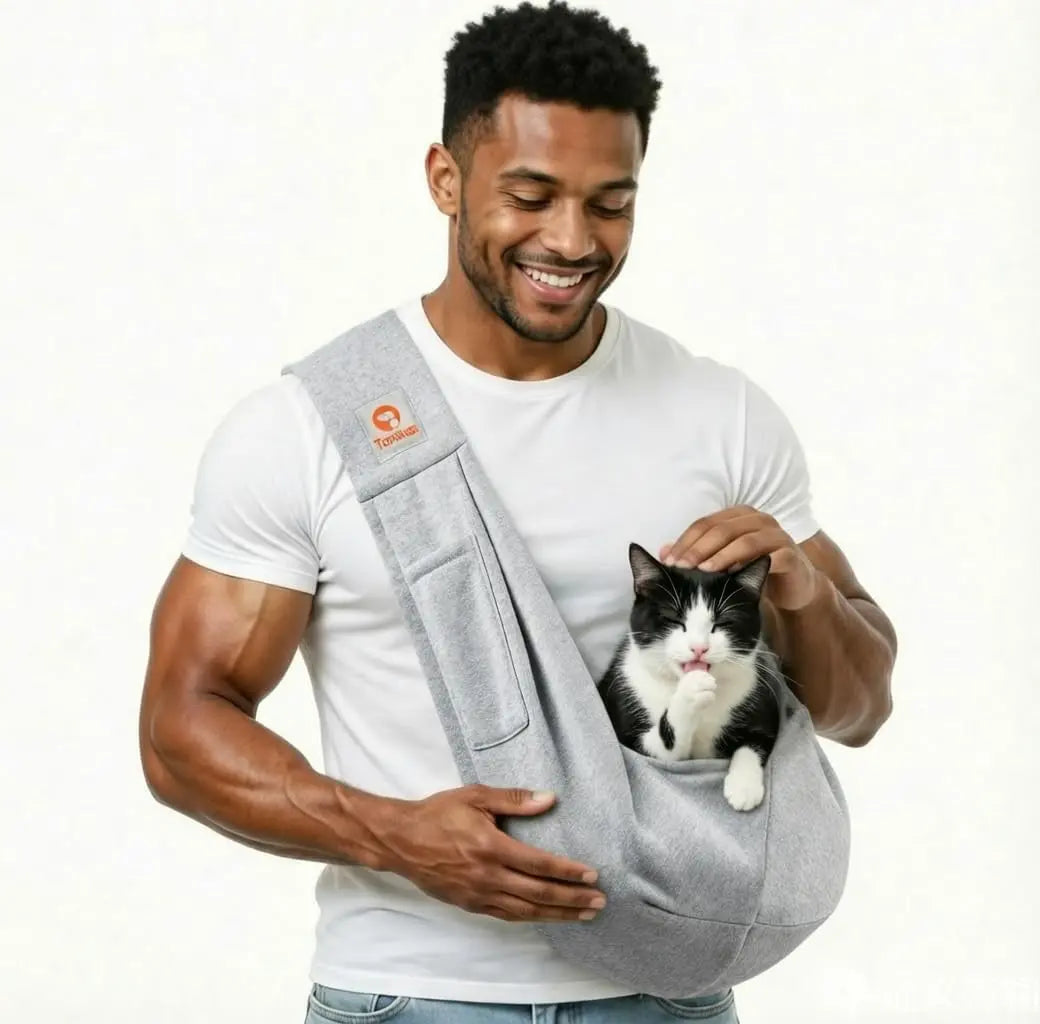 Small Dog & Cat Sling Carrier (3–10 lb)