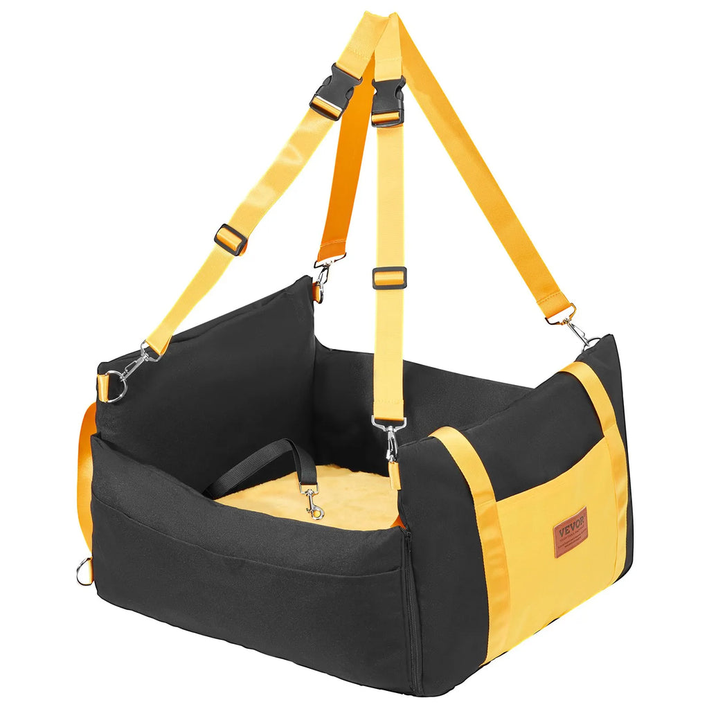 Small Dog Booster Car Seat (up to 25 lb, 23×22×13 in)