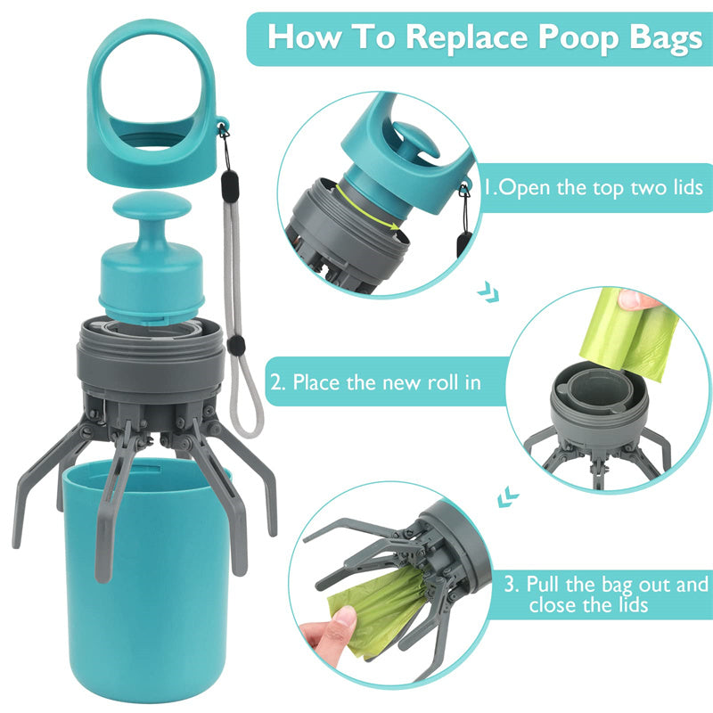 Claw pooper scooper with bag dispenser - product image 8