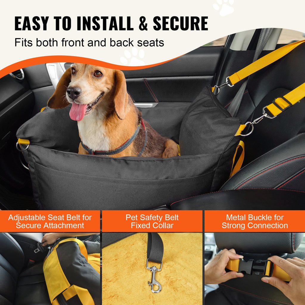 Booster car seat with adjustable shoulder strap for carrying