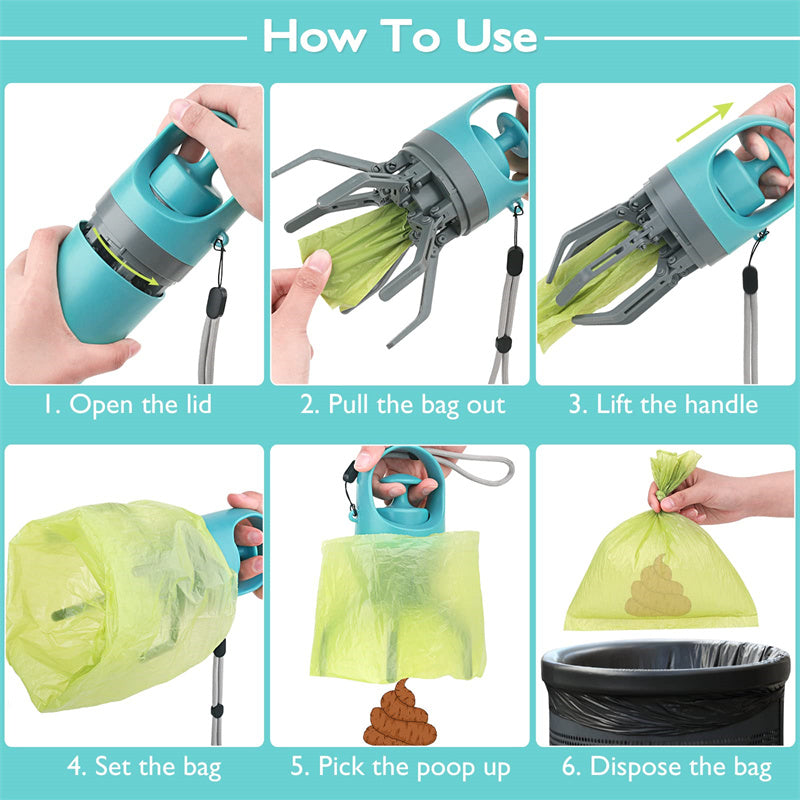 Claw pooper scooper with bag dispenser - product image 4