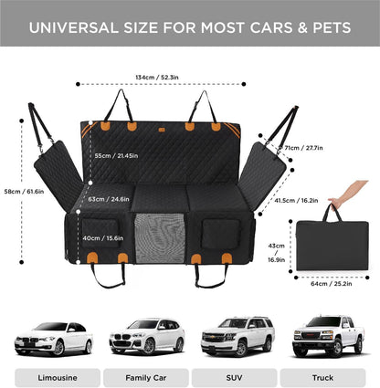 Hard-base dog back seat hammock - product image 8